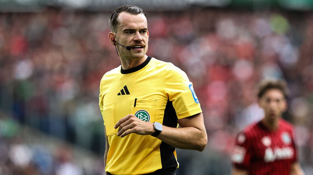 Richard Hempel leitete das Duell zwischen Hannover 96 und dem 1. FC Magdeburg am 23. August.&nbsp;