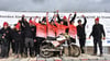 Das Siegerteam Pöche Motorsport by Abel nach dem 24-Stunden-Simsonrennen in Vahrholz.