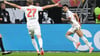 War der Matchwinner in Frankfurt: Bayerns Luis Díaz (r).