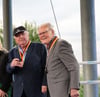 Beim Boxabend auf der Magdeburger Seebühne wurden im Mai auch Ulli Wegner und Täve Schur von den Fans gefeiert. 
