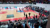 Sieg vor krachend voller Wolfgang-Lakenmacher-Halle beim ersten Heimspiel der SBB Baskets in Magdeburg in der Bundesliga Pro A.