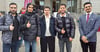 Mohammad Mallouk, Ali Rashedi, Aydogan Alakus, Mahmoud Saleh und Arian Difani (v. l.) beginnen ihr Medizinstudium an der Otto von Guericke Universität. 
