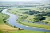 Die Erosionsstrecke der Elbe bei Klöden. 170 Buhnen müssen gekürzt und abgesenkt werden.