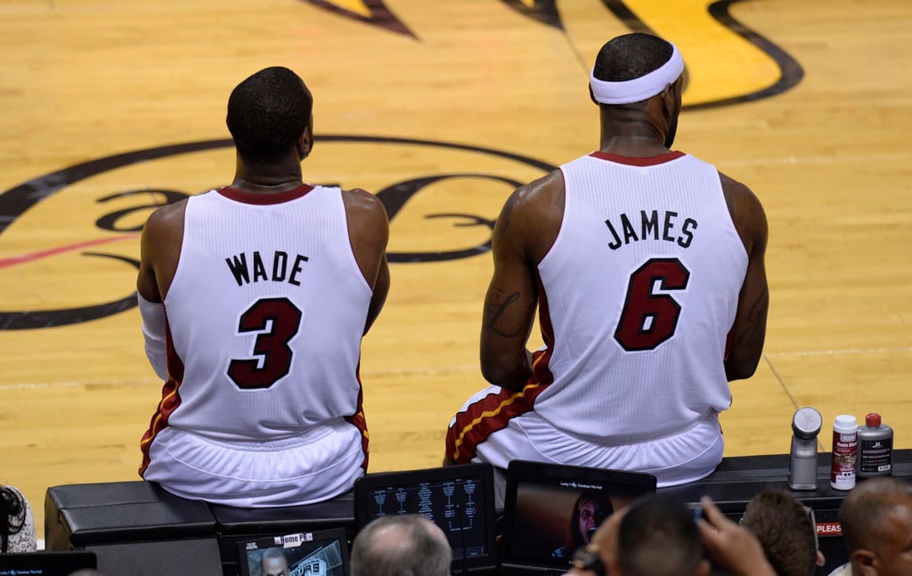Wade und James gewannen mit Miami gemeinsam zwei Titel.