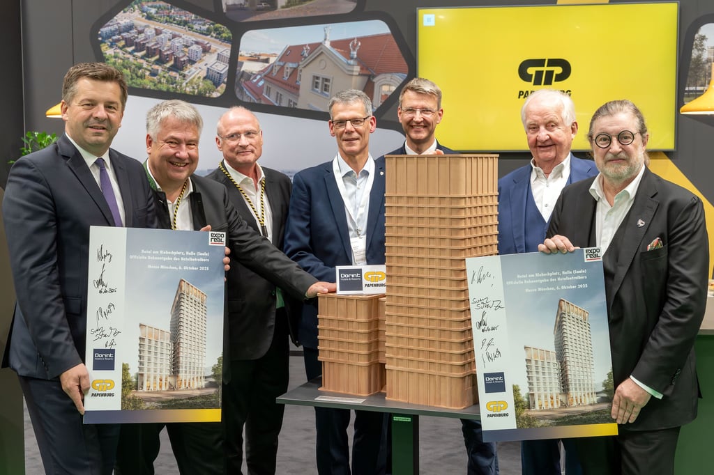 Auf der Expo Real in München wurden die Dorint-Pläne für Halle präsentiert.