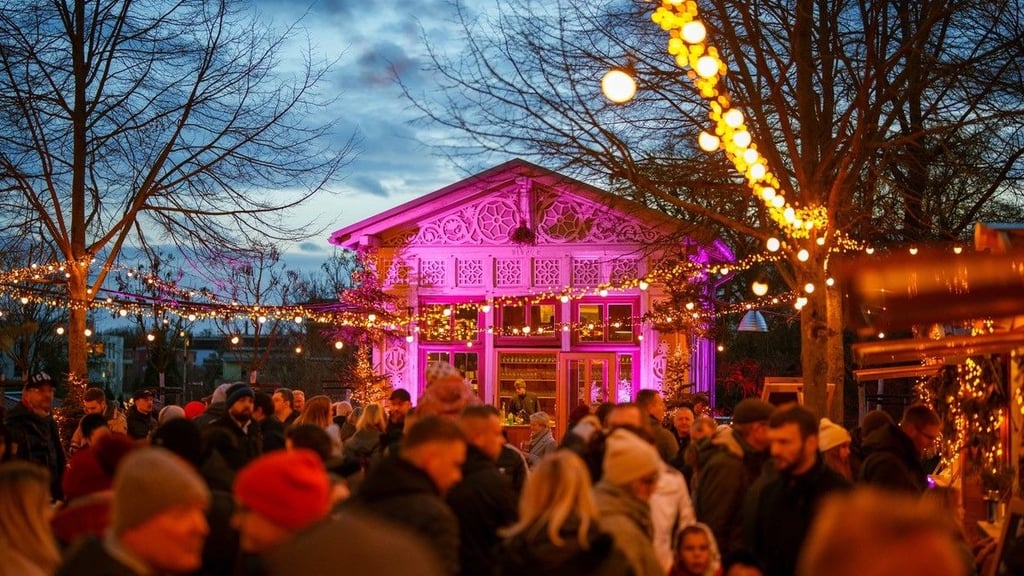 Der Wintermarkt der Schweizer Milchkuranstalt im Fürstenwallpark Magdeburg hat sich zum Besuchermagneten entwickelt. Er wird auch am 20. Dezember öffnen.