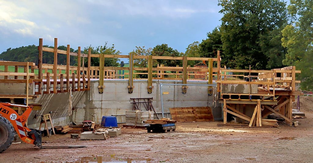 Der Neubau der Ohrebrücke zwischen Steimke und Kunrau kommt nur langsam voran.