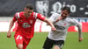 Marius Hauptmann (l.) überzeugt beim HFC als offensivstarker Außenverteidiger. 