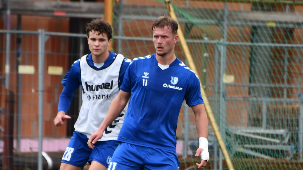 Wieder für den 1. FC Magdeburg auf dem Platz: Alexander Ahl-Holmström (rechts).