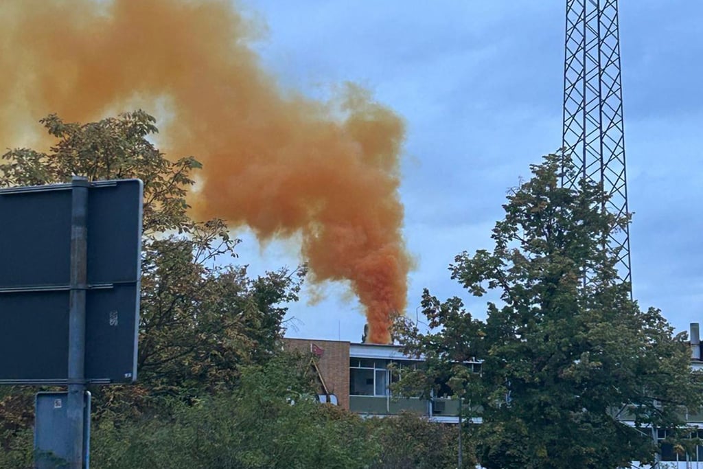 Gasalarm nach einem Störfall in einem Industriebetrieb.