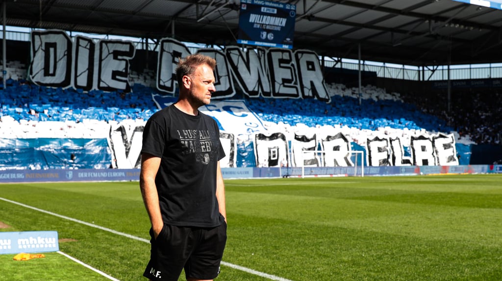 Markus Fiedler darf beim 1. FC Magdeburg trotz schwacher Bilanz als Trainer zumindest vorerst weitermachen.