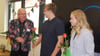 Prof. Dr. Fritz-Gerald Schröder (v. l.) mit den Stipendiaten Tim Paschenda und Zoe Meißner