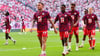 David Raum (l.) und sein Teamkollege Ridle Baku (2.v.l.) spielen auch beim DFB zusammen.