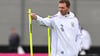 Da geht's lang zur WM: Julian Nagelsmann beim Training in Herzogenaurach.