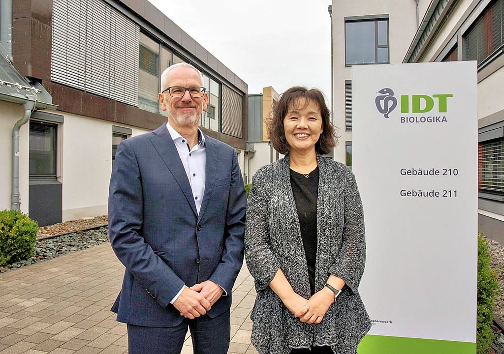 Sally Choe und Ulrich Valley sind Geschäftsführer der IDT Biologika.