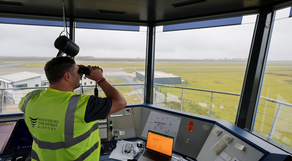 Am Flughafen Cochstedt wird zur Abwehr feindlicher Drohen geforscht.