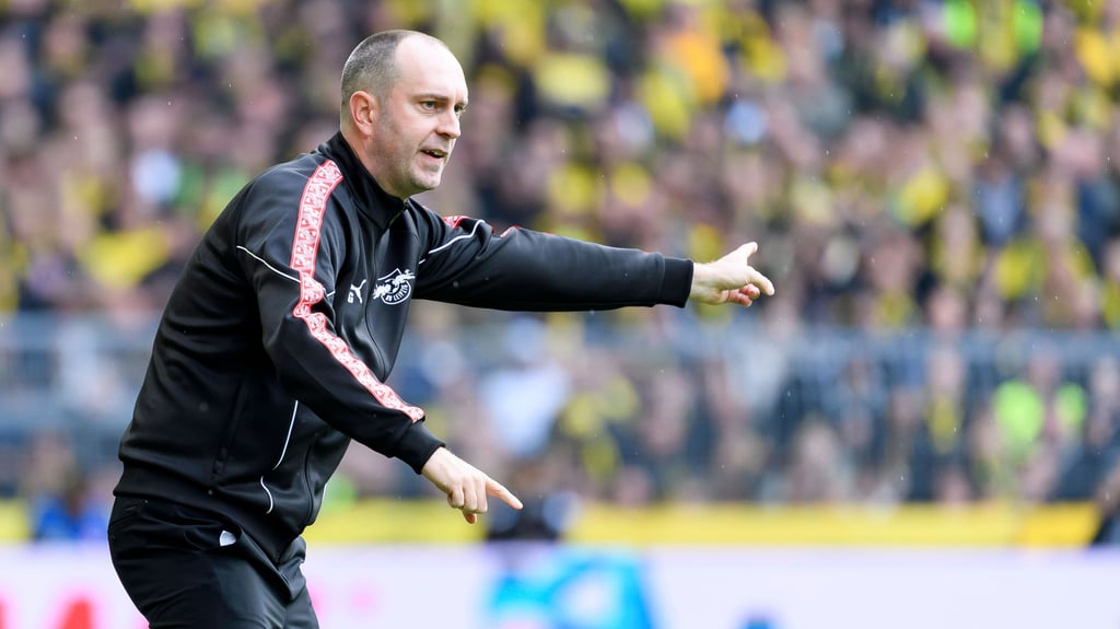 Ole Werner bei Bundesliga-Spiel gegen den BVB.
