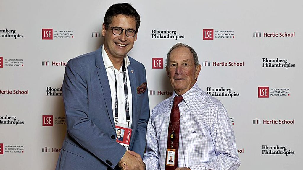 OB Vogt mit Michael R. Bloomberg, ehemaliger Bürgermeister von New York City.
