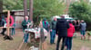 Rund 300 Besucher fanden am Sonntag den Weg zum Knollenfest an die Jagdhütte in Güsen.