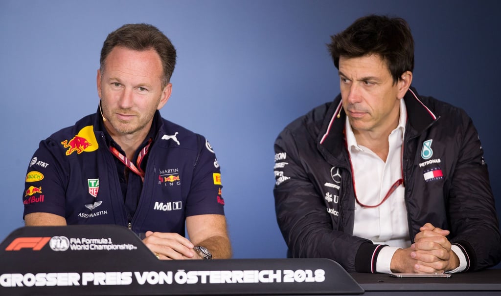 Horner (links) und Wolff haben sich in der Formel 1 oft gestritten. (Archivbild)