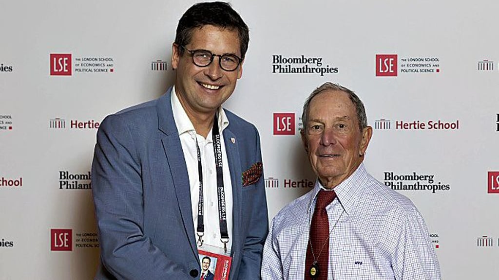 OB Vogt mit Michael R. Bloomberg, ehemaliger Bürgermeister von New York City.