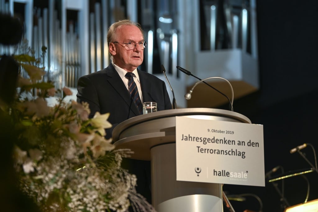 Haseloff mahnt klare Haltung gegen Hass an (Archivbild)