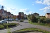 Zwischen den bereits angelegten Zufahrtanbindungen am Postringparkplatz in Staßfurt sollen die Wohnmobilstellflächen entstehen.