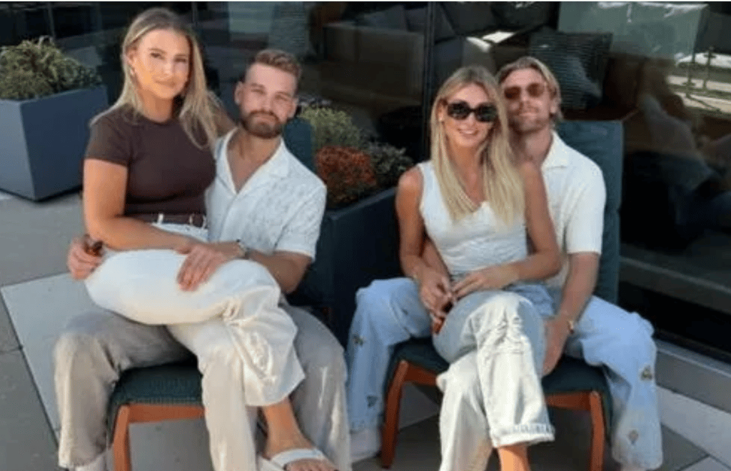 Emil Forsberg (r.) mit seiner Freundin Fanny Ernestam