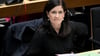 Bildungssenatorin Katharina Günther-Wünsch (CDU) nahm an der Sitzung des Abgeordnetenhauses teil.