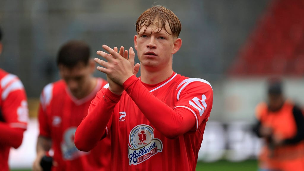 Lennard Becker stand zuletzt zweimal in der Startelf des HFC. Mitte September wurde der 19-Jährige nachverpflichtet.