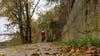 Auch im Herbst schön, der Saaleradweg in Calbe. 