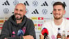 Trotz der Ausfälle in Vorfreude auf die Spiele: Trainer Antonio Di Salvo (l) und Torhüter Dennis Seimen.