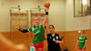 Hanna Eckler (im Wurf) hat sich gut in der Bundesliga zurechtgefunden. 