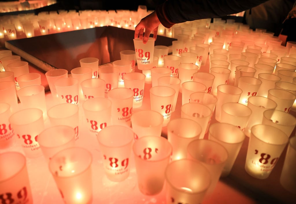 Das Lichtfest erinnert an den Herbst '89.
