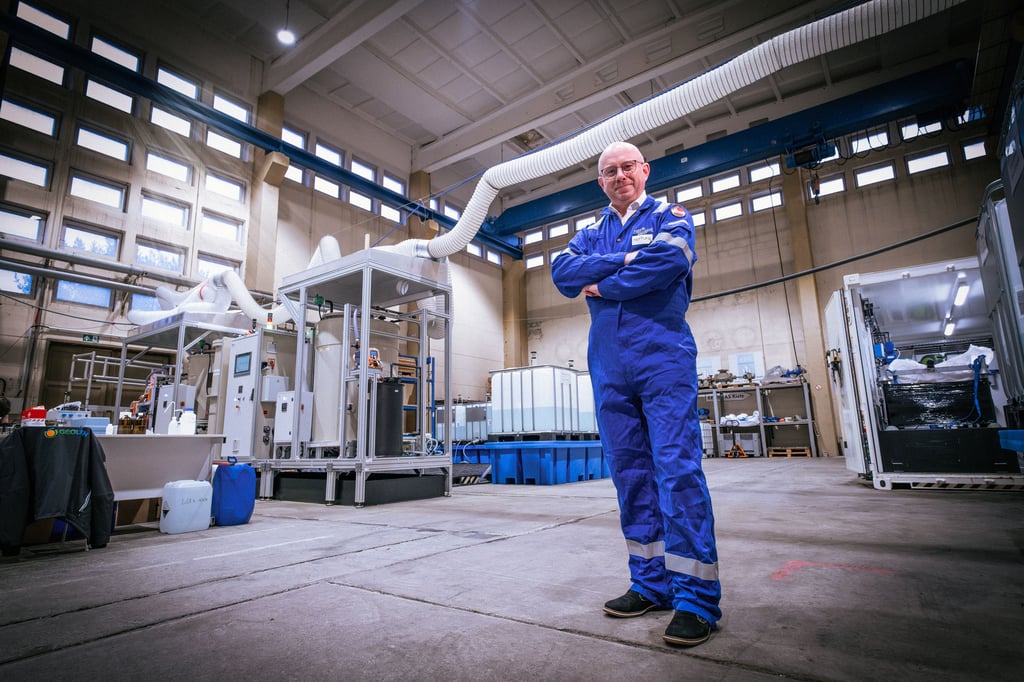 Tief unter dieser Anlage des Unternehmens Neptune Energy liegt der jetzt entdeckte Vorkommen.