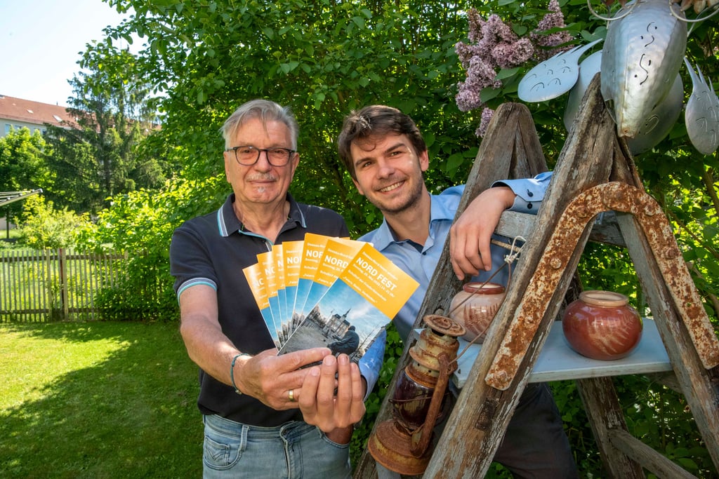 Günther Luft und Leo Schlaikier freuen sich auf das Nordfest im zweiten Anlauf.