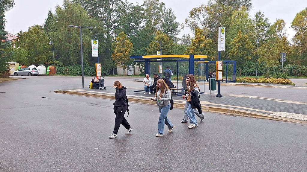 Der Klötzer Busbahnhof wurde mit Geld aus dem Sanierungsprogramm neu angelegt.