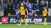 Tony Menzel erzielte im Testspiel gegen Regensburg den Führungstreffer für Dynamo. (Archivbild)