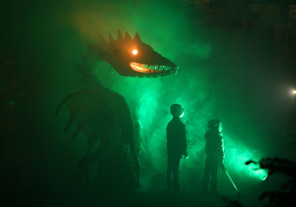 Der Gruselzoo lockt kleine und große Halloween-Fans in den Bergzoo Halle.