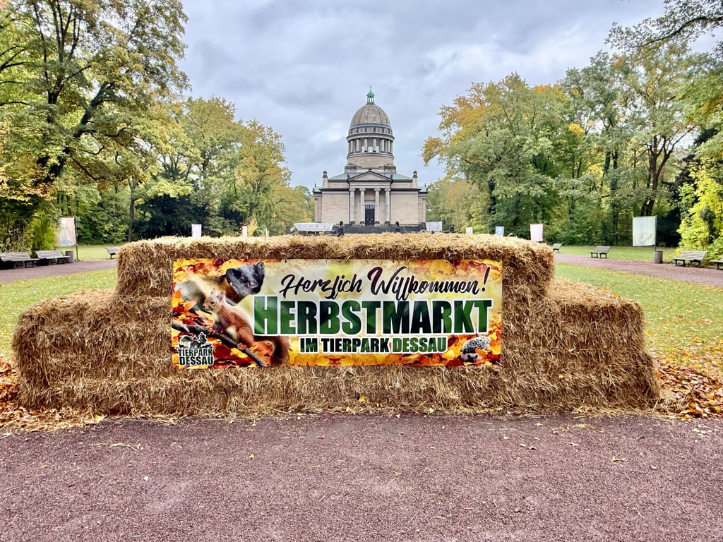 Der Tierpark lockt am Wochenende zum Herbstmarkt.