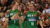 Bevor sich Felix Claar (l.) und Gisli Kristjansson mit ihrem Achtelfinal-Gegner auseinandersetzen können, müssen sie zunächst beim Dessau-Roßlauer SV gewinnen.