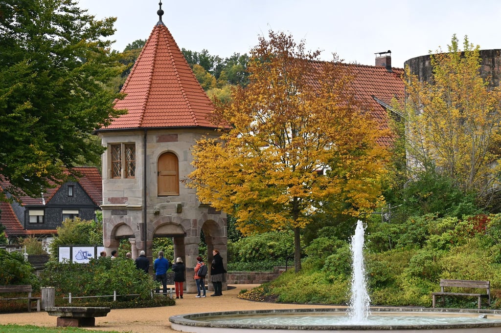Das Brunnenhaus auf Schloss Bertholdsburg in Schleusingen entstand mit der Anlage des Schlossgartens vor rund 400 Jahren.