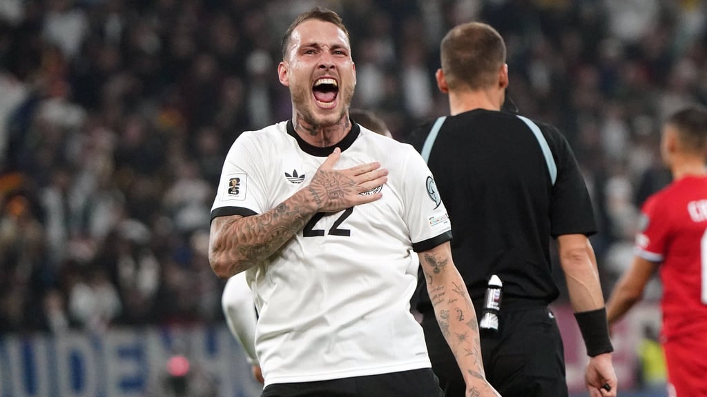 RB-Kapitän David Raum erzielte beim 4:0 gegen Luxemburg seinen ersten Treffer für das DFB-Team.