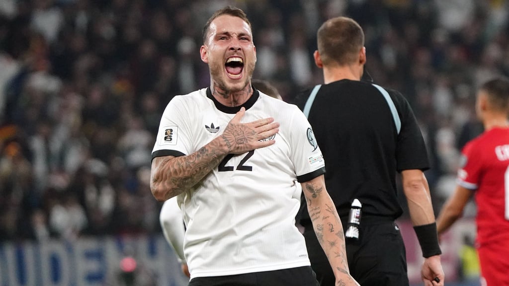 RB-Kapitän David Raum erzielte beim 4:0 gegen Luxemburg seinen ersten Treffer für das DFB-Team.