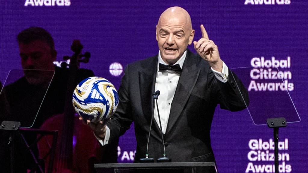 Äußert sich zum Konflikt im Nahen Osten: FIFA-Präsident Gianni Infantino. (Archivbild)