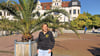 Die Vorsitzende des Margarethenvereins am schönen Kurplatz in Bad Schmiedeberg: Steffanie Kunert