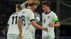 Nach der Pause hatte die deutsche Mannschaft kurz Grund zum Jubeln.