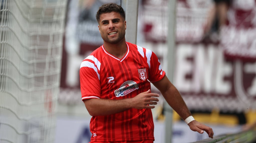 Malek Fakhro hat bislang drei Ligatore für den HFC erzielt.