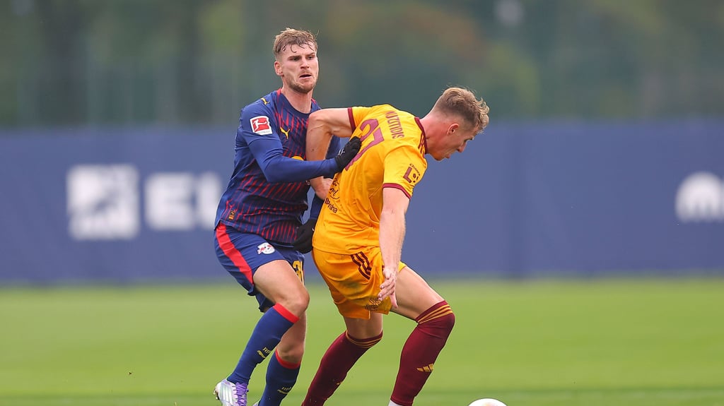 Timo Werner im Testspiel gegen Dukla Prag.