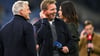 Bundestrainer Julian Nagelsmann beim TV-Interview vor dem Anpfiff.